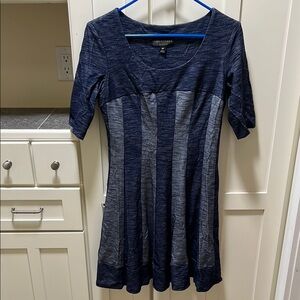 BOGO💞 Navy Striped Dress